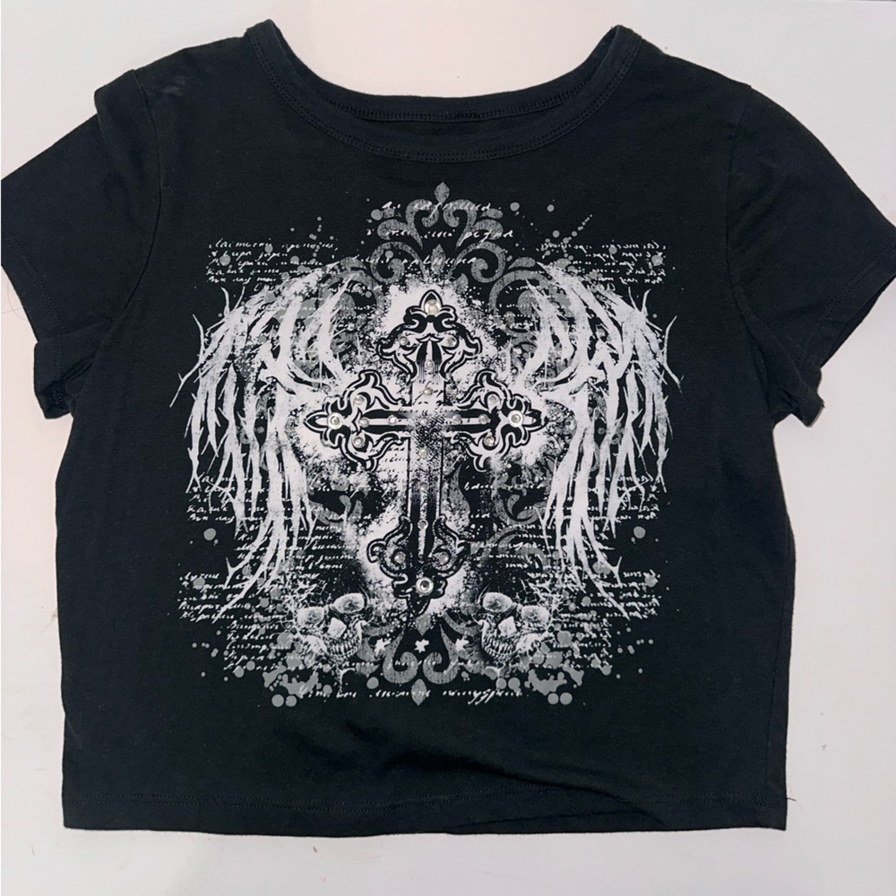 HOT TOPIC - XL gem vintage crop top
